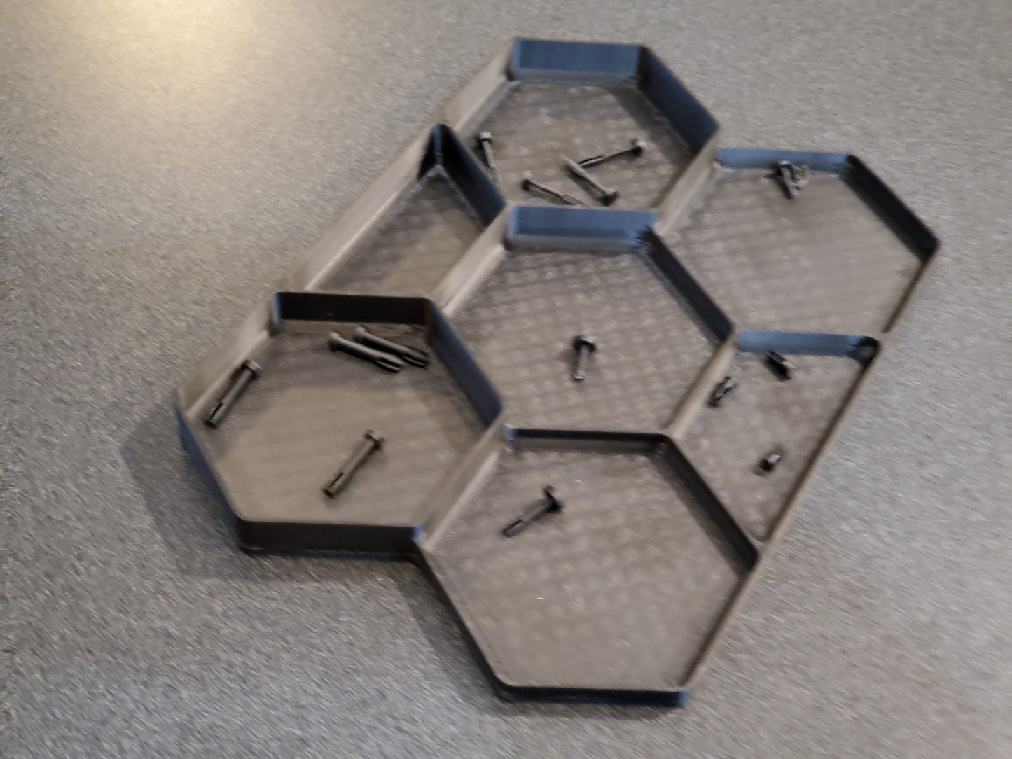 Hexagonal Parts Tray