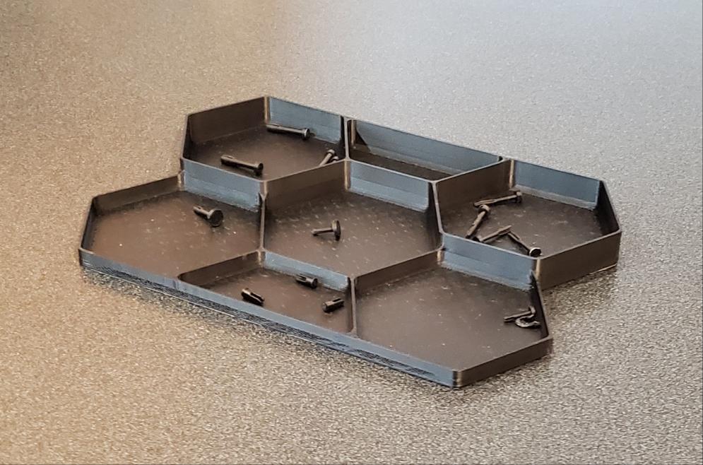 Hexagonal Parts Tray