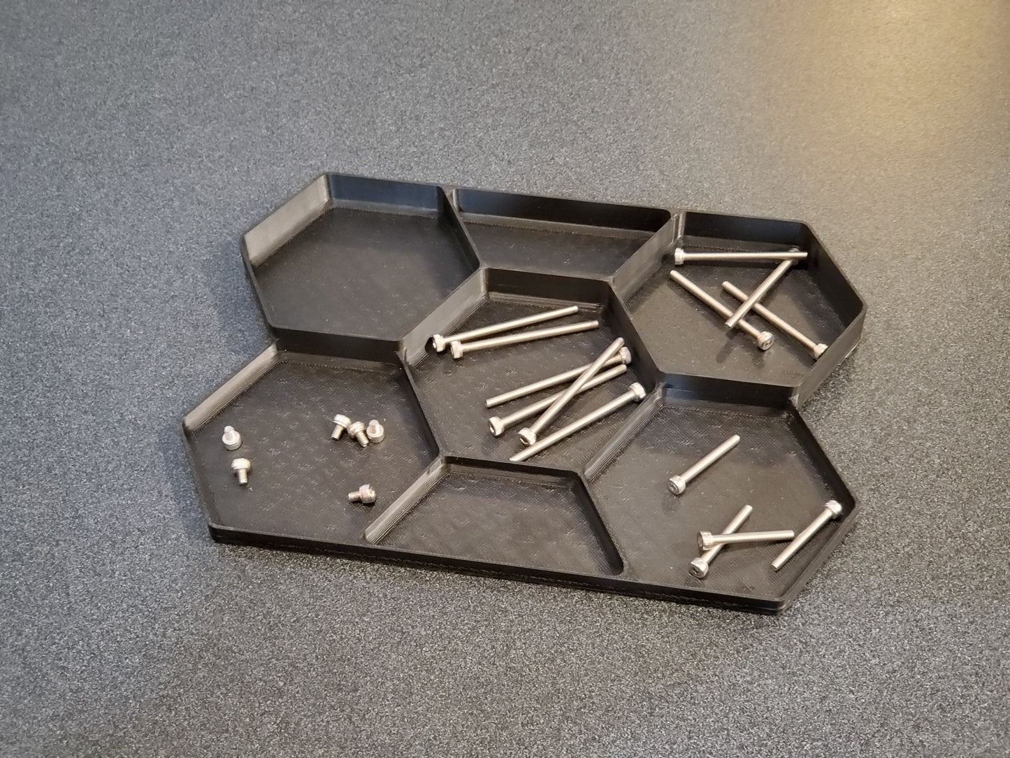 Hexagonal Parts Tray