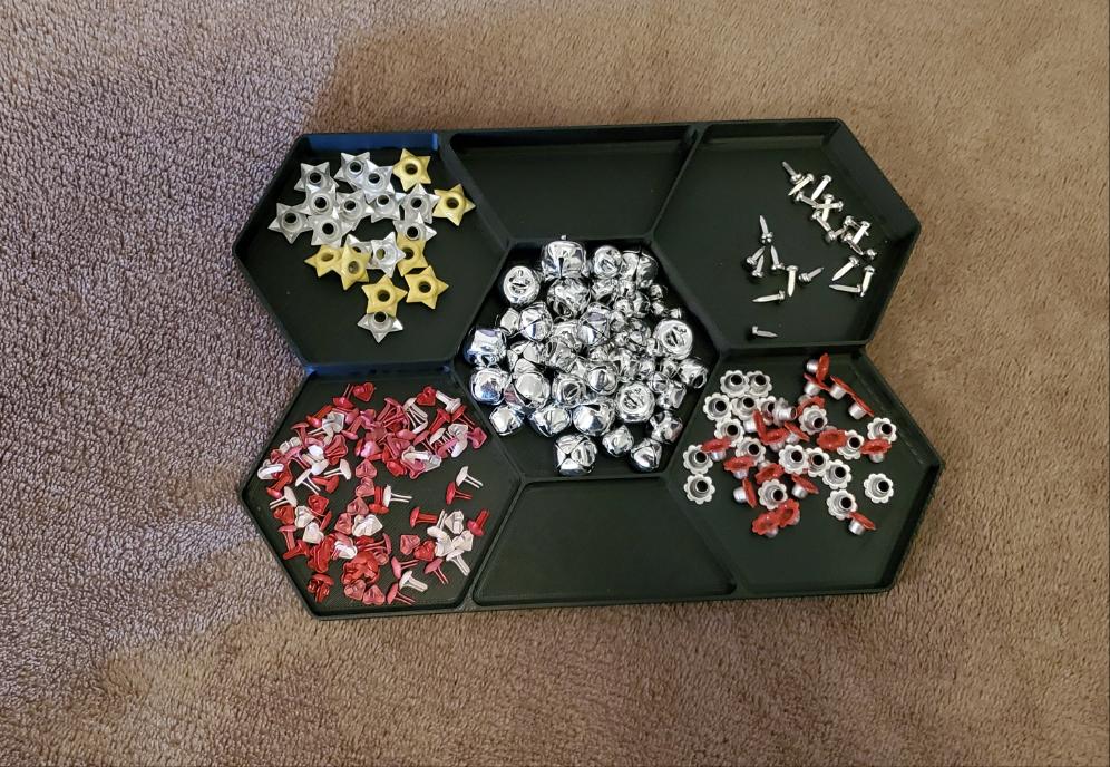 Hexagonal Parts Tray